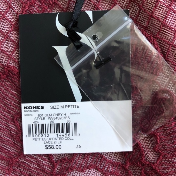 Simply Vera Vera Wang Mock-Layer Lace Sweater - Picture 5 of 6